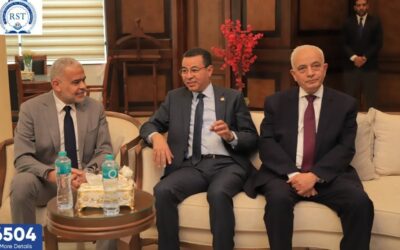 جامعة الريادة تستقبل رئيس معامل التأثير العربي لبحث التعاون المشترك